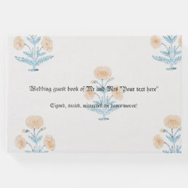 Wedding Guest Book personaliseerbare klassieke art Gastenboek