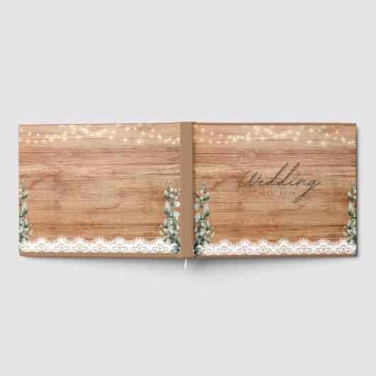 Wedding Guest book Rustic Theme Gastenboek (Volledig)