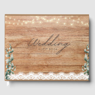 Wedding Guest book Rustic Theme Gastenboek