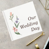 Wedding Guest Book with Romantic Botanical Design Notitieboek