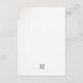 Wedding Guest Details Enclosure Kaart (Achterkant)