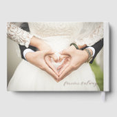 Wedding Guest Folie Notitieboek | Light Silver Gastenboek (Achterkant)