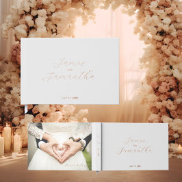 Wedding Guest Folie Notitieboek | Light Silver Gastenboek