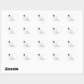 Wedding Guest Identifier Hart Sticker (Vel)