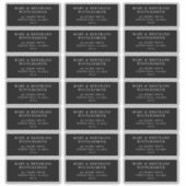 Wedding Guest Vooraf geadresseerde labels Minimali (Voorkant)