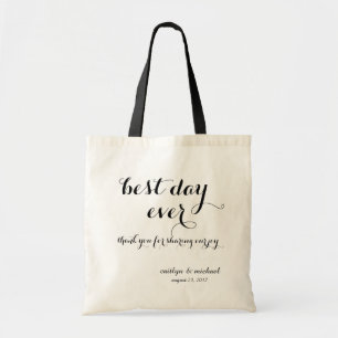 Wedding Guest Welkom: beste dag ooit Tote Bag