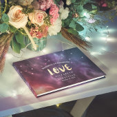 Wedding Guestbook Galaxy Star Nebula Constellation Gastenboek