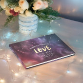 Wedding Guestbook Galaxy Star Nebula Constellation Gastenboek