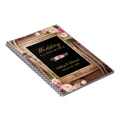 Wedding Guestbook - Rustic Wood Knot Floral Notitieboek (Rechterzijde)
