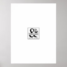 Wedding Guestbook Signature Board - Mr & Mrs.