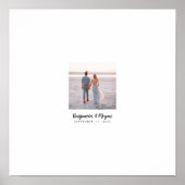 Wedding Guestbook voor handgeschreven wensen Poster (Voorkant)