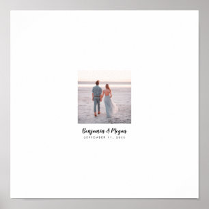 Wedding Guestbook voor handgeschreven wensen Poster