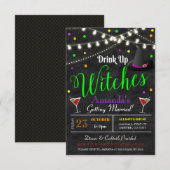 Wedding Halloween Bachelorette Invite Kaart (Voorkant / Achterkant)