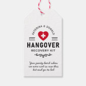 Wedding Hangover Recovery Kit Cadeaulabel (Voorkant)