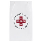 Wedding Hangover Relief Kit Klein Cadeauzakje (Achterkant)