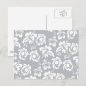 Wedding Hawaiian White Flower Briefkaart (Voorkant / Achterkant)