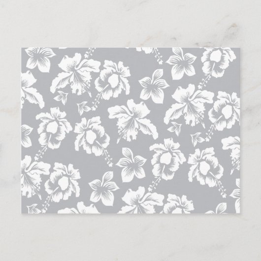 Wedding Hawaiian White Flower Briefkaart (Voorkant)