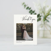 Wedding Heart Bedankt voor het schrijven van het s Kaart (Staand voorkant)