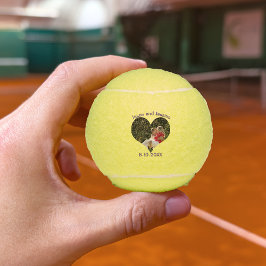 Wedding Heart Foto Tennisballen