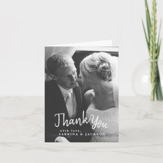 Wedding Heart Photo | Thank You Bedankkaart