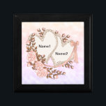 Wedding Hearts geschenkdoos Cadeaudoosje<br><div class="desc">Wedding Hearts geschenkdoos, Trouwkleding, Trouwt-shirts, Huwelijkscadeaus van ArtMuvz Illustration. Bijpassende bruiloft vrijgezellenfeest, receptie, repetitie dinerkleding. HOE TE PERSONALISEREN voeg jouw naam toe of voeg tekst toe in plaats daarvan. Pas deze huwelijkscadeaubox aan om het uniek van jou te maken of om te geven als een gepersonaliseerd geschenk. Vier uw liefde...</div>