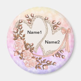 Wedding Hearts magneet