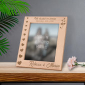 Wedding Hearts We besloten op Forever Custom 8x10 Gegraveerde Lijstjes