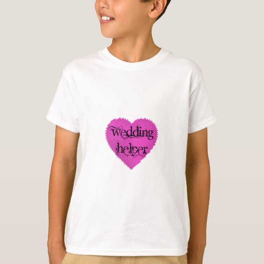 Wedding Helper T-shirt (Voorkant)