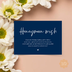 Wedding Honeymoon Wensfonds Cash Informatiekaartje