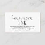 Wedding Honeymoon wish, Minimal, Black font, Informatiekaartje<br><div class="desc">Dit is de Wedding huwelijksreis wensensluitkaart,  in een modern,  minimaal,  schoon ontwerpthema,  in zwart lettertype. U kunt de doopvontkleuren veranderen,  en uw trouwdetails in de passende doopvont/het schrijven toevoegen. #TeeshaDerrick</div>