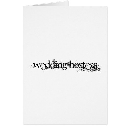 Wedding Hostess (Voorkant)