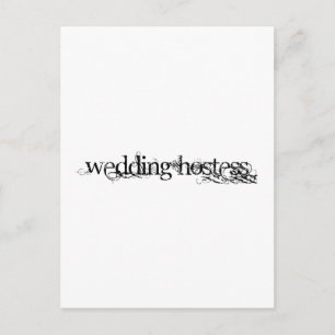 Wedding Hostess Briefkaart