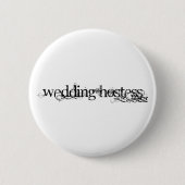 Wedding Hostess Ronde Button 5,7 Cm (Voorkant)