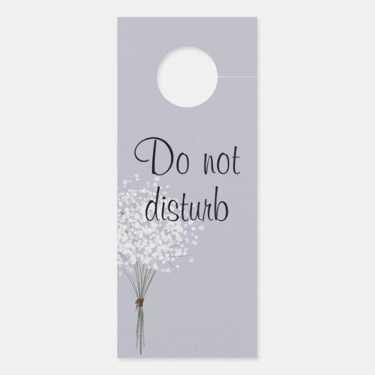 Wedding Hotel Room gereserveerd Deurhanger (Achterkant)