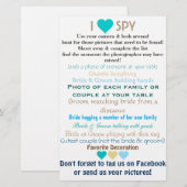 Wedding I Spy (Voorkant / Achterkant)