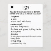 Wedding I Spy (Voorkant)