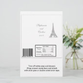 Wedding in Paris Hershey's Large Bar Wrapper (Staand voorkant)