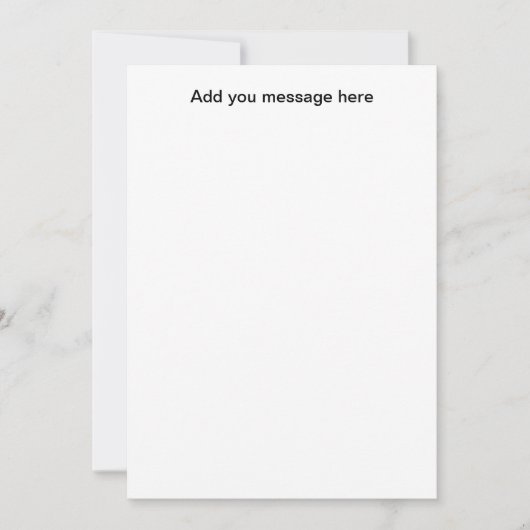 Wedding Insert Kaart (Voorkant)