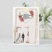wedding invitation (Staand voorkant)
