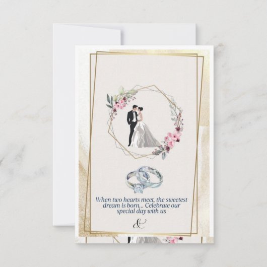 wedding invitation (Achterkant)