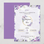 Wedding Invitation (Voorkant / Achterkant)