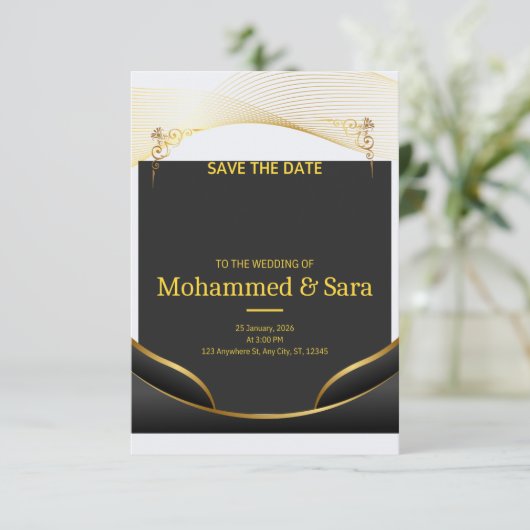 Wedding Invitation  (Staand voorkant)