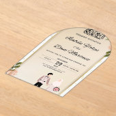 wedding invitation acryl uitnodigingen (Laagn)