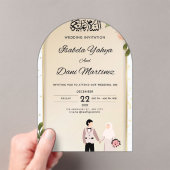 wedding invitation acryl uitnodigingen (Insitu (Draagbaar))