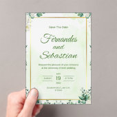 Wedding Invitation Acryl Uitnodigingen (Insitu (Draagbaar))