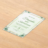 Wedding Invitation Acryl Uitnodigingen (Laagn)