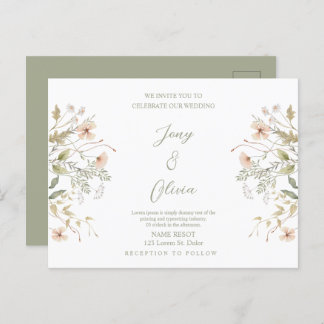 WEDDING INVITATION BRIEFKAART
