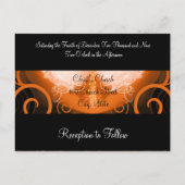 Wedding Invitation Cala Lily Uitnodiging Briefkaart (Achterkant)