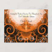 Wedding Invitation Cala Lily Uitnodiging Briefkaart (Achterkant)