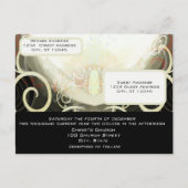 Wedding Invitation Cala Lily Uitnodiging Briefkaart (Achterkant)